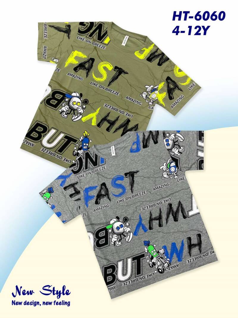 Bluzka chłopięce. Roz 4-12. Mix Kolor Paczka 5 szt. 1